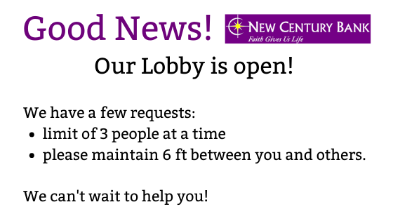 New Century Bank