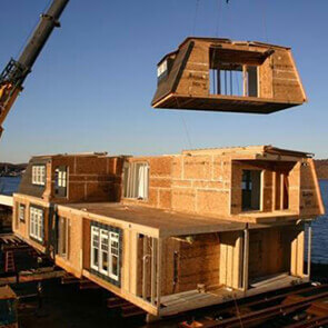 modular home under contruction